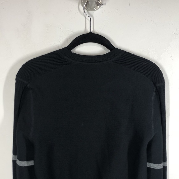 Under Armour Phantom Intelliknit black ribbed sweater size medium - Picture 7 of 10